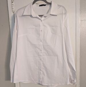 White button down